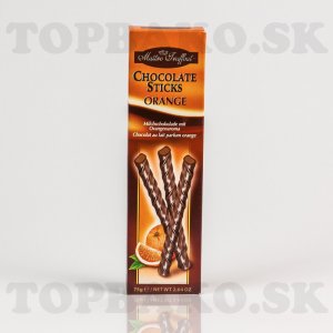 Chocolate Sticks 75g pomaranč